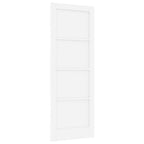 Porta Interna Scorrevole Bianca 78 x 211 cm Legno Compensato