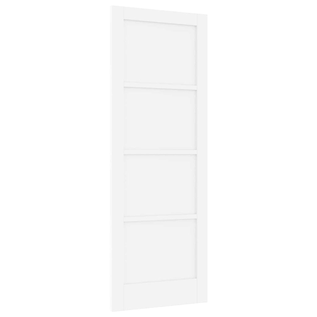 Porta Interna Scorrevole Bianca 78 x 211 cm Legno Compensato