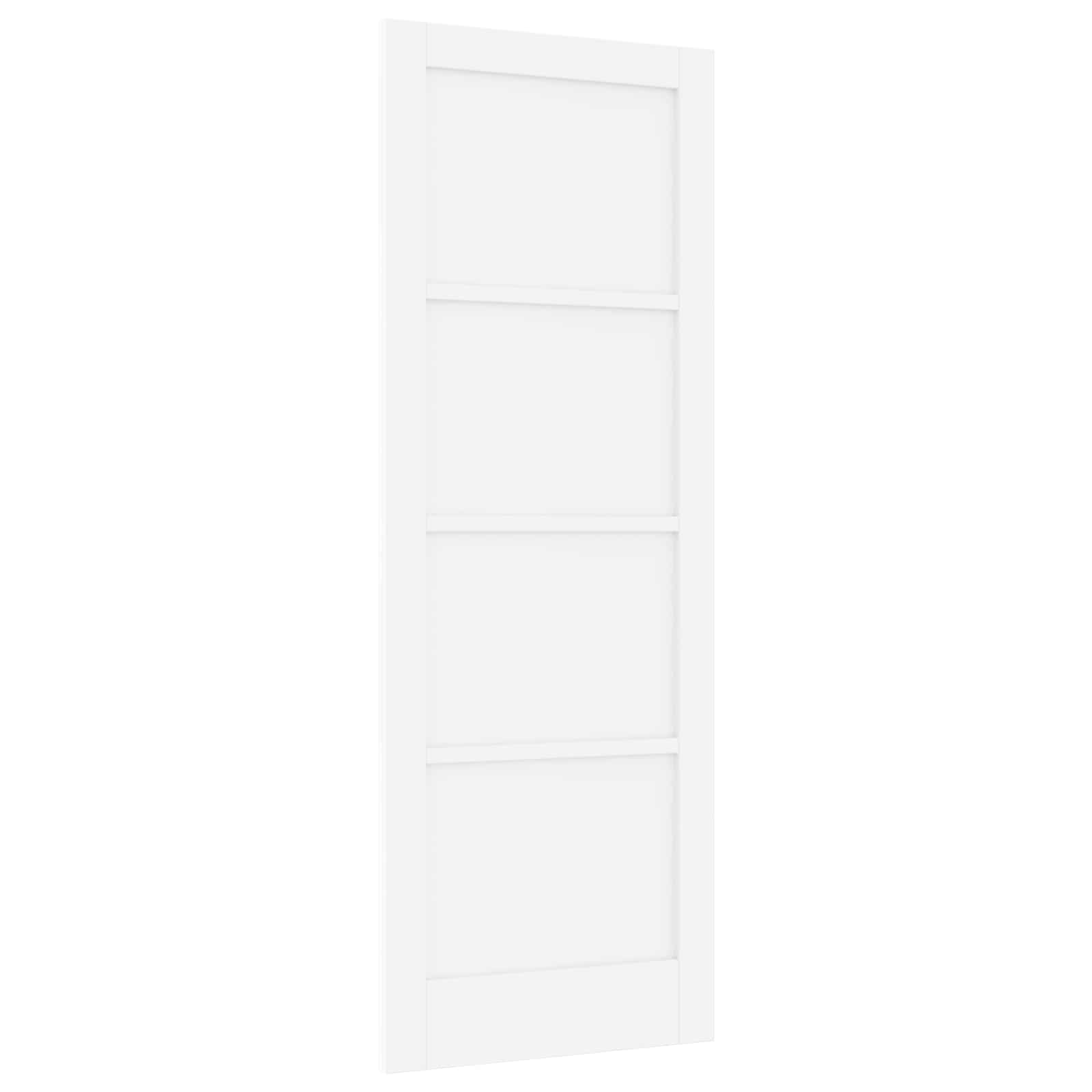 Porta Interna Scorrevole Bianca 78 x 211 cm Legno Compensato