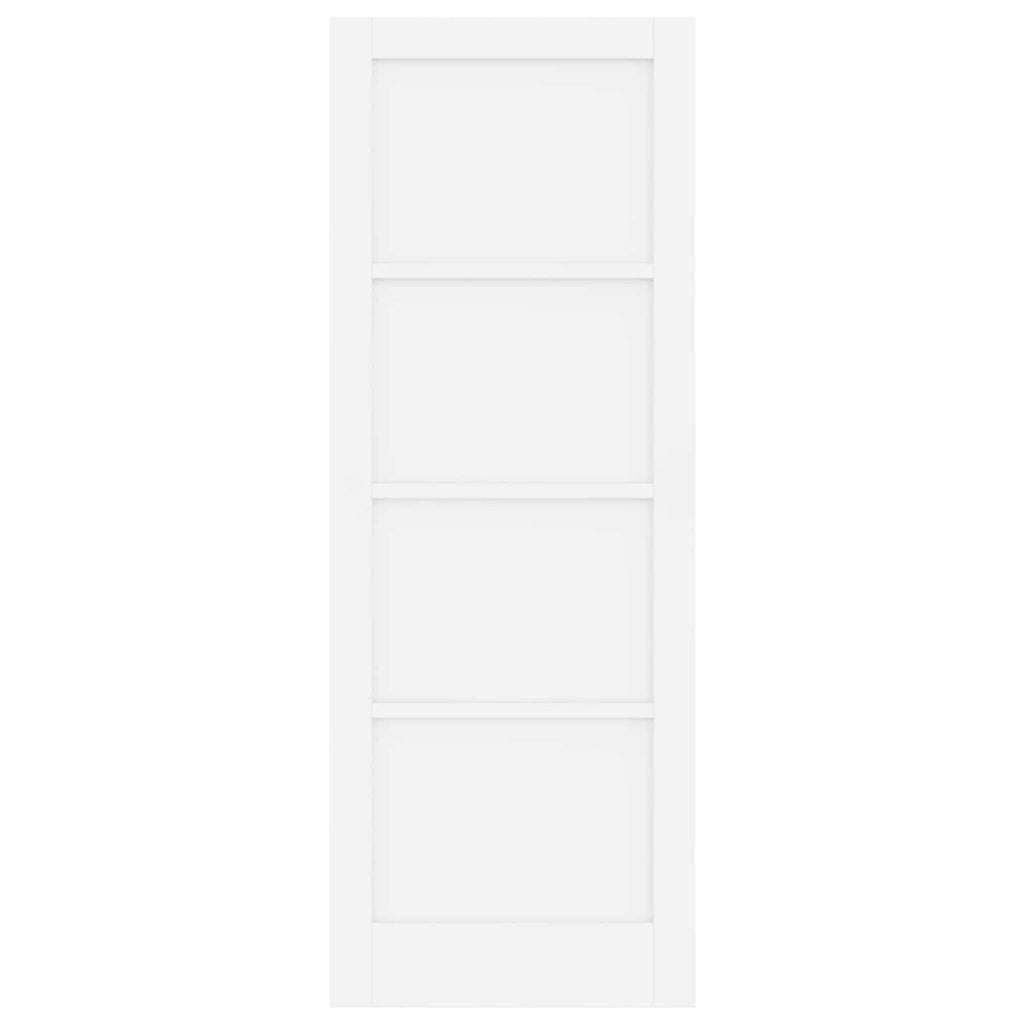 Porta Interna Scorrevole Bianca 78 x 211 cm Legno Compensato