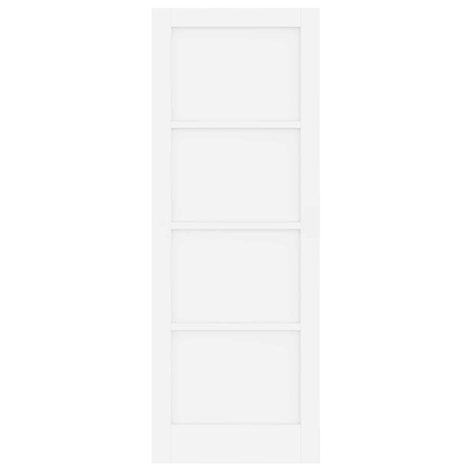 Porta Interna Scorrevole Bianca 78 x 211 cm Legno Compensato