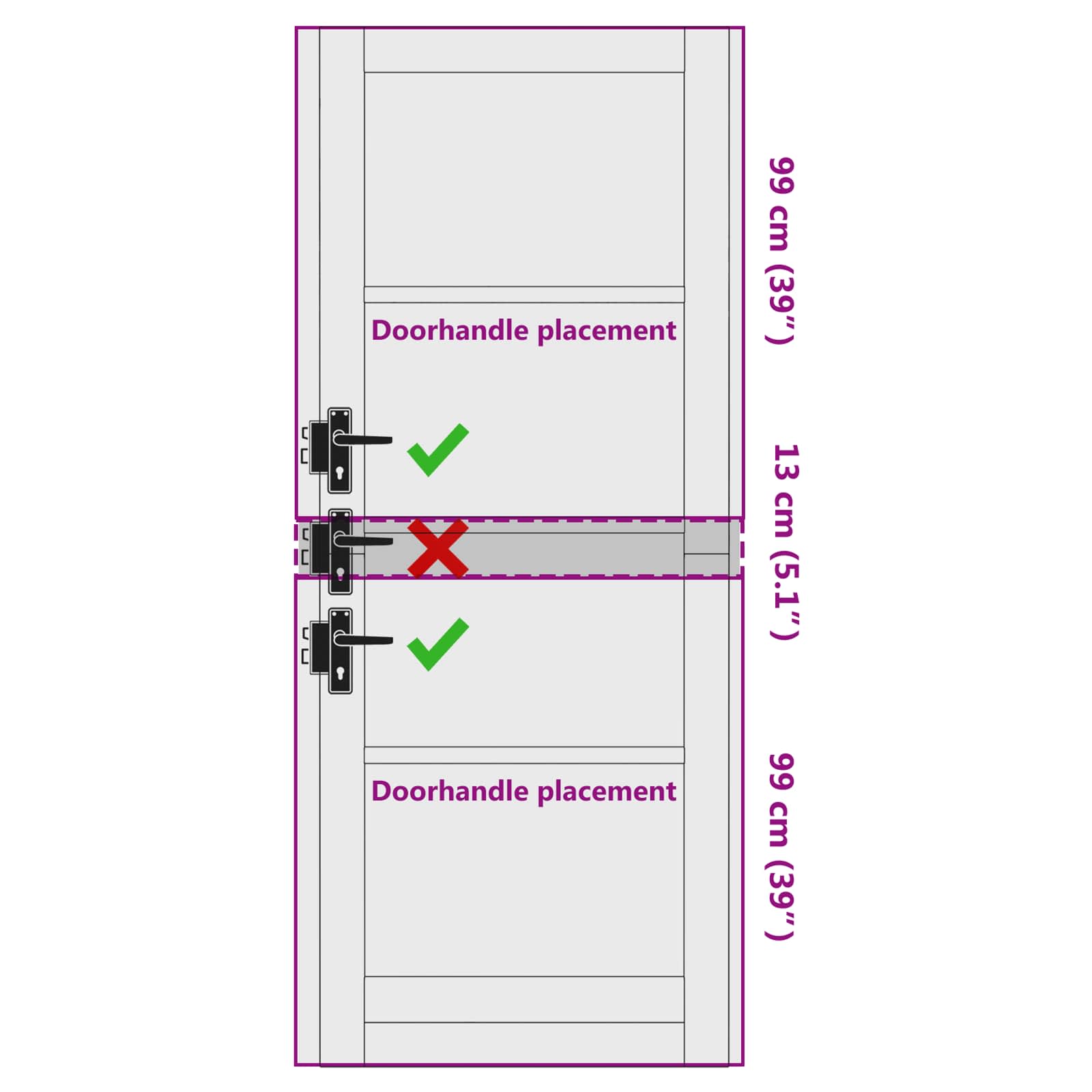 Porta Interna Scorrevole Bianca 83 x 211 cm Legno Compensato