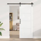 Porta Interna Scorrevole Bianca 83 x 211 cm Legno Compensato