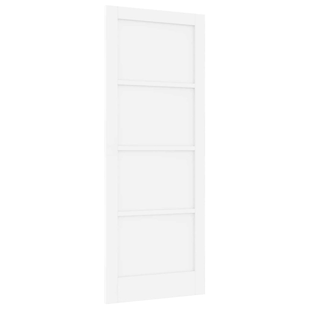 Porta Interna Scorrevole Bianca 83 x 211 cm Legno Compensato