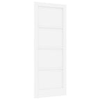 Porta Interna Scorrevole Bianca 83 x 211 cm Legno Compensato