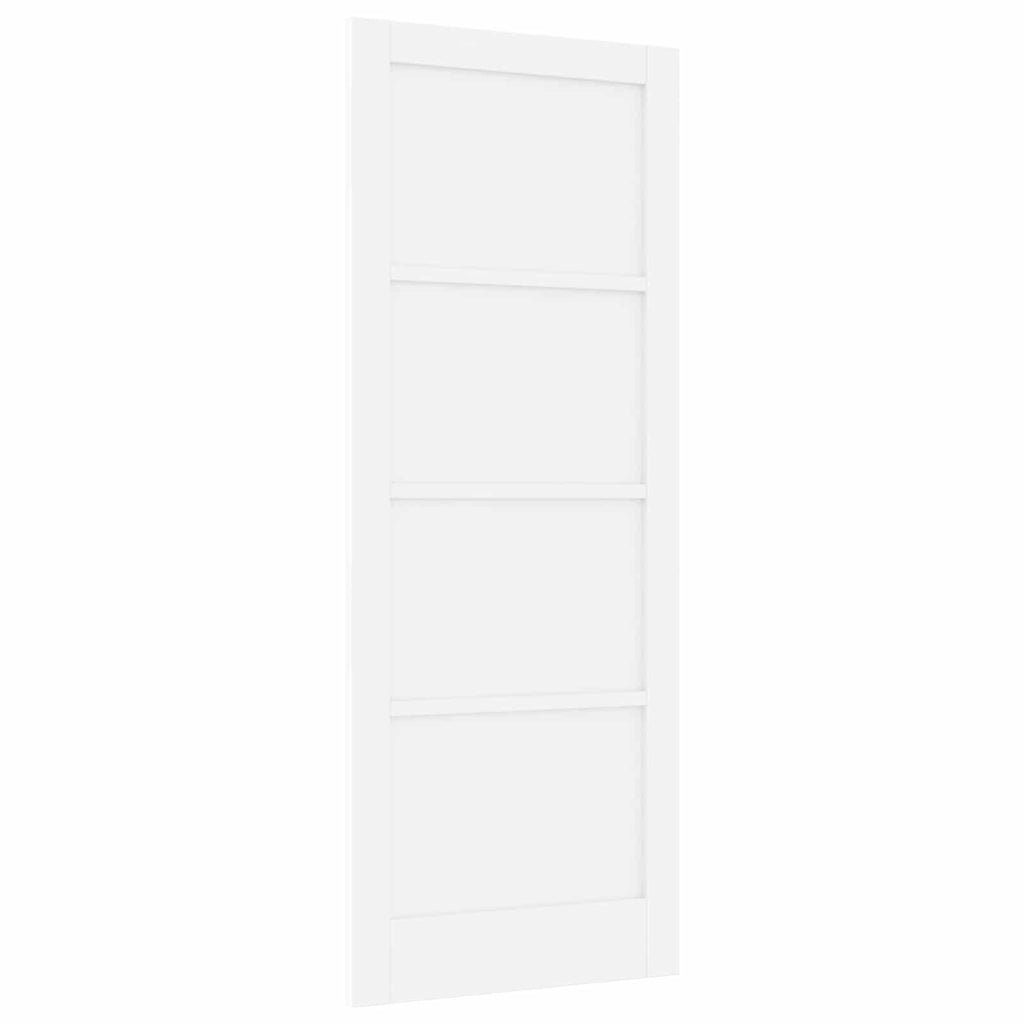 Porta Interna Scorrevole Bianca 83 x 211 cm Legno Compensato