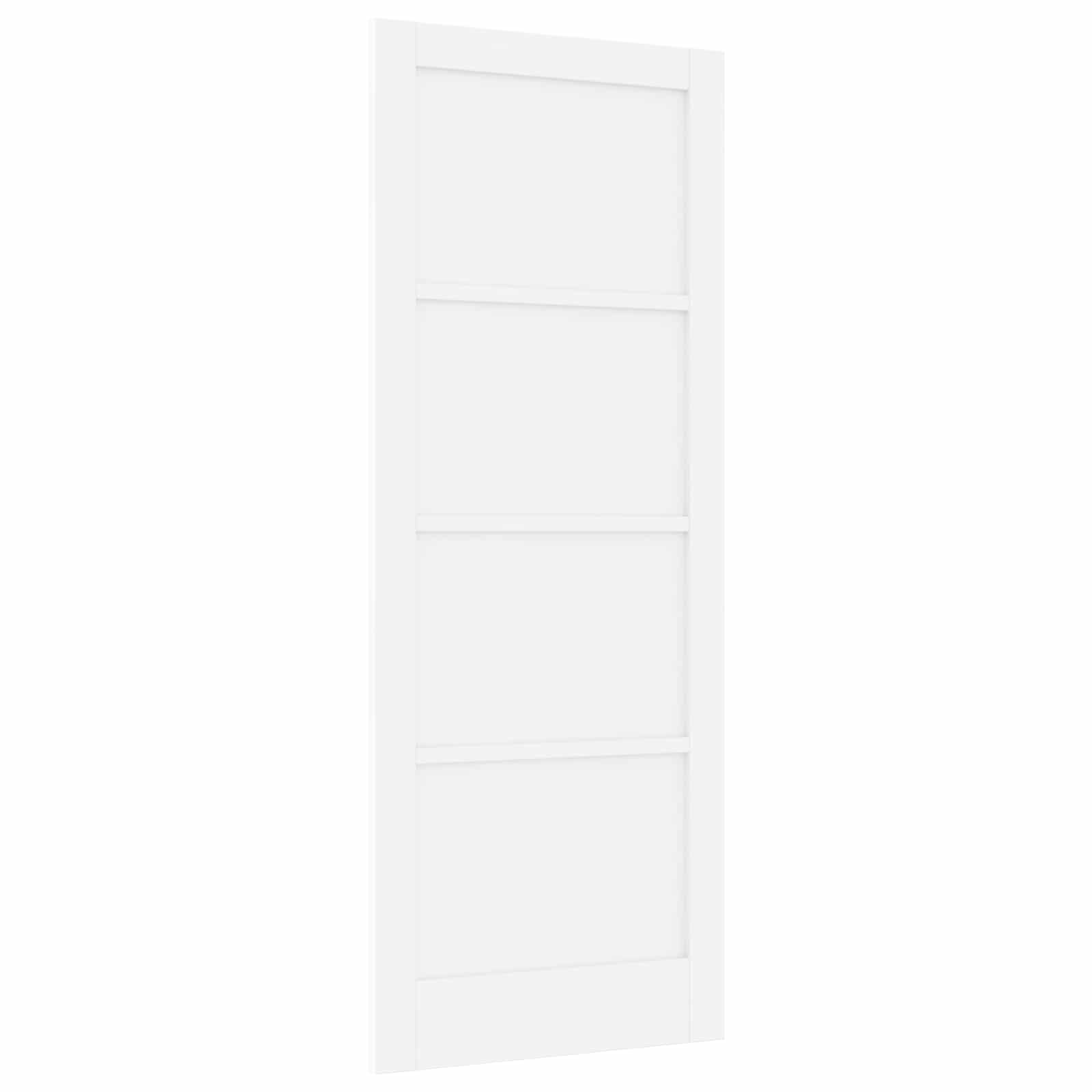 Porta Interna Scorrevole Bianca 83 x 211 cm Legno Compensato