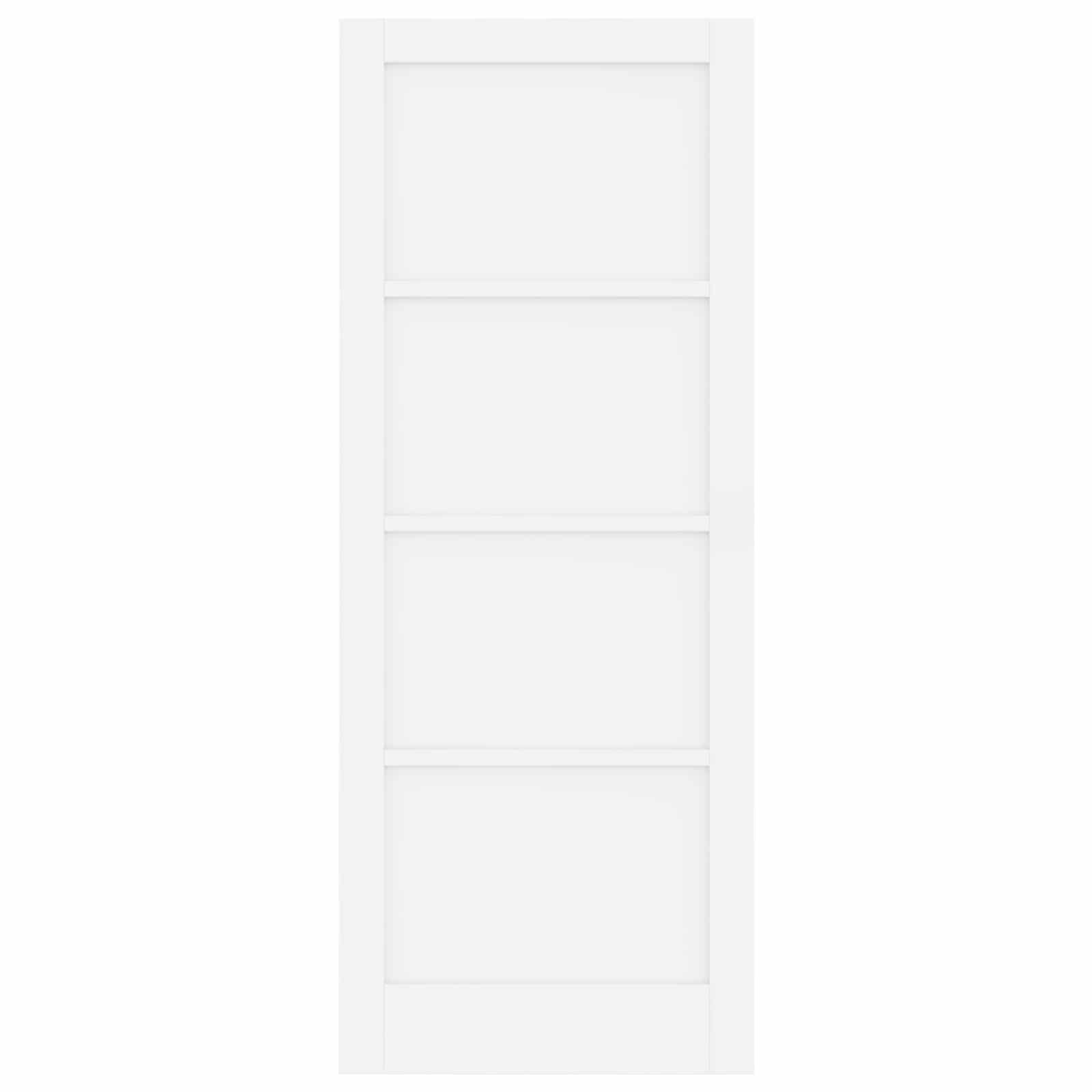 Porta Interna Scorrevole Bianca 83 x 211 cm Legno Compensato