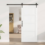 Porta Interna Scorrevole Bianco 86 x 198,5 cm Legno Compensato