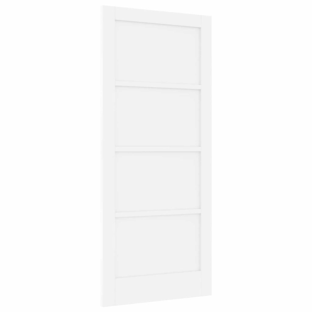 Porta Interna Scorrevole Bianco 86 x 198,5 cm Legno Compensato