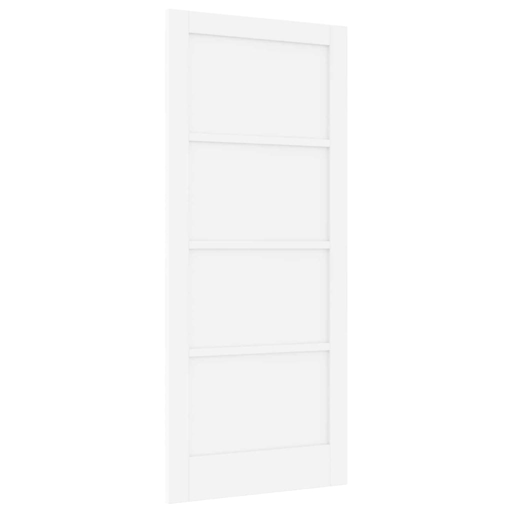 Porta Interna Scorrevole Bianco 86 x 198,5 cm Legno Compensato