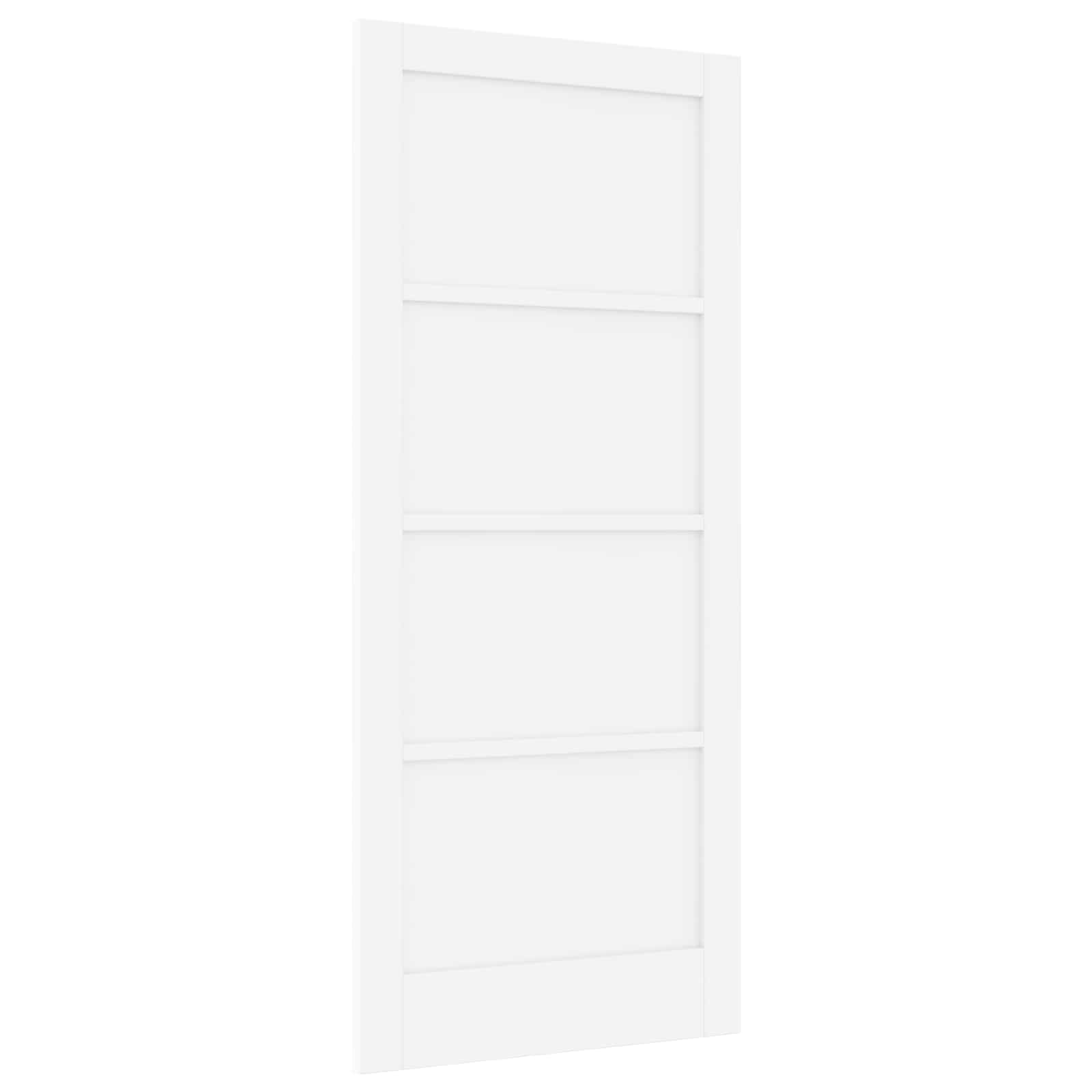 Porta Interna Scorrevole Bianco 86 x 198,5 cm Legno Compensato