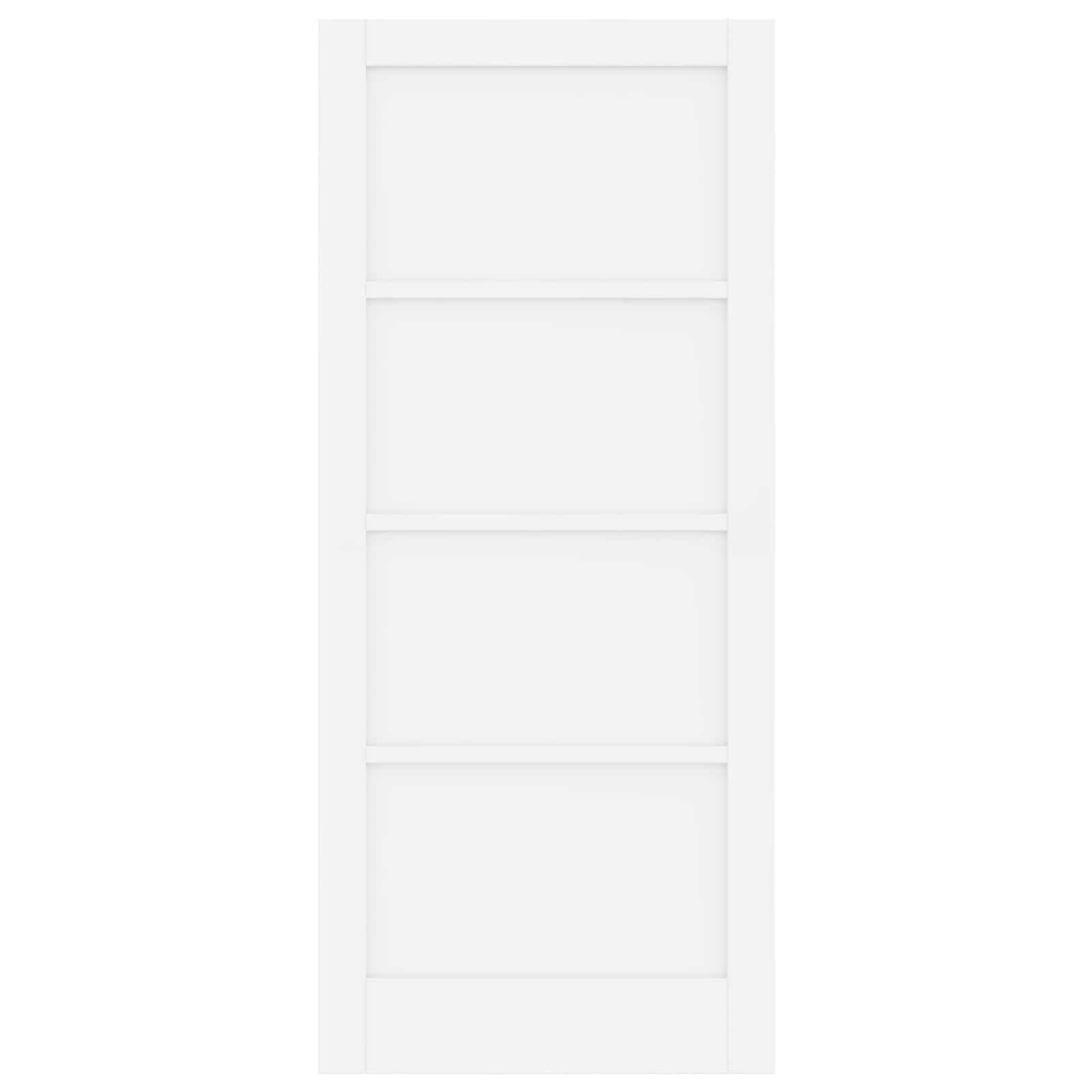 Porta Interna Scorrevole Bianco 86 x 198,5 cm Legno Compensato