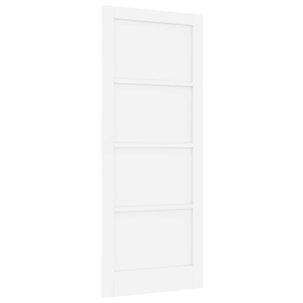 Porta Interna Scorrevole Bianco 86 x 211 cm Legno Compensato