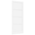 Porta Interna Scorrevole Bianco 86 x 211 cm Legno Compensato