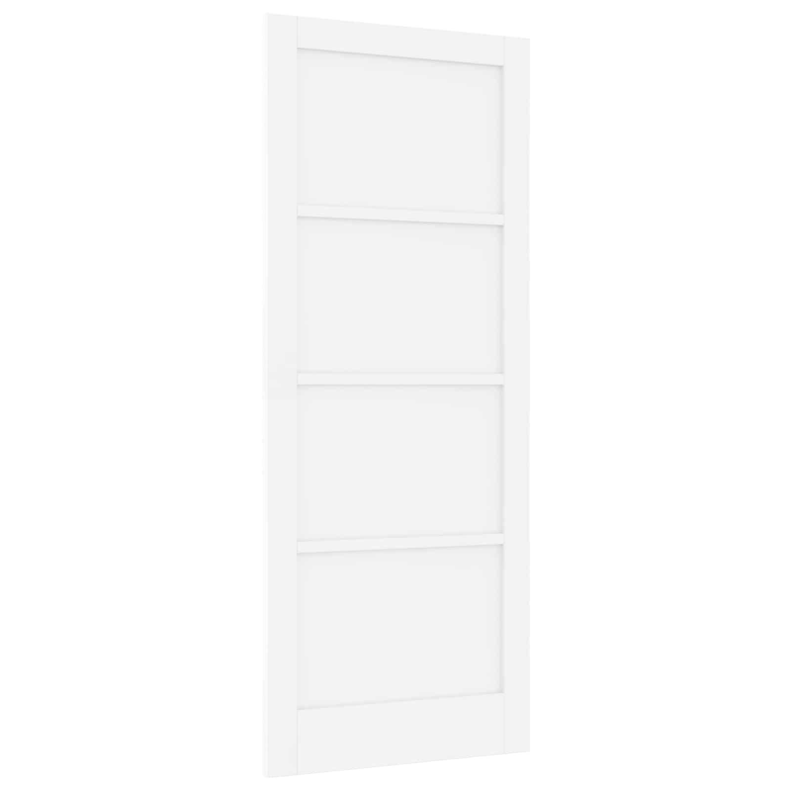 Porta Interna Scorrevole Bianco 86 x 211 cm Legno Compensato