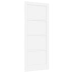 Porta Interna Scorrevole Bianco 86 x 211 cm Legno Compensato