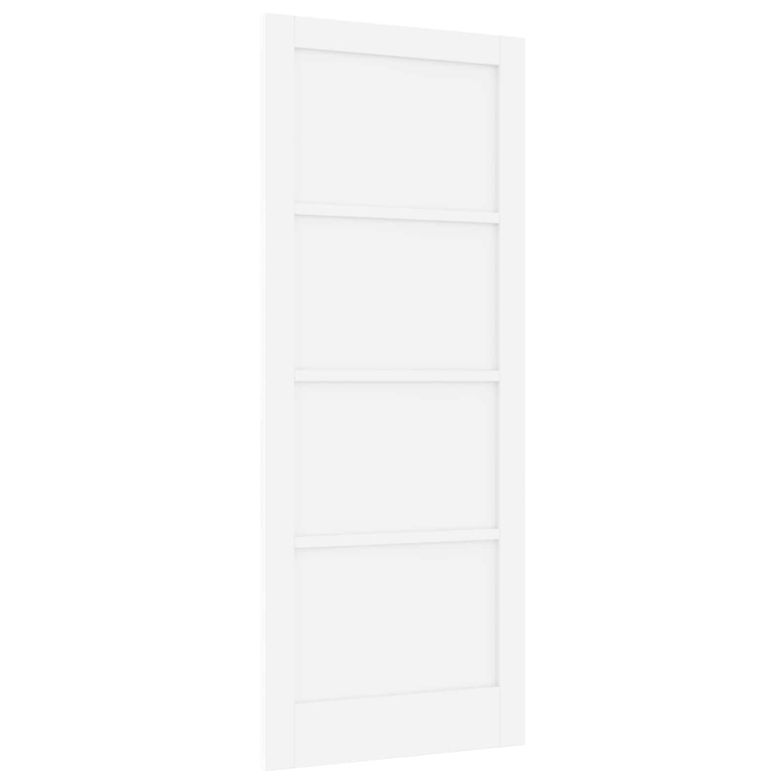 Porta Interna Scorrevole Bianco 86 x 211 cm Legno Compensato