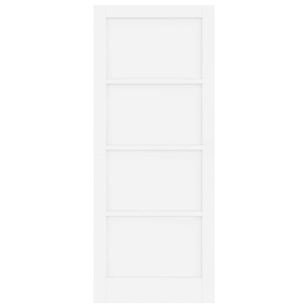 Porta Interna Scorrevole Bianco 86 x 211 cm Legno Compensato