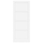 Porta Interna Scorrevole Bianco 86 x 211 cm Legno Compensato