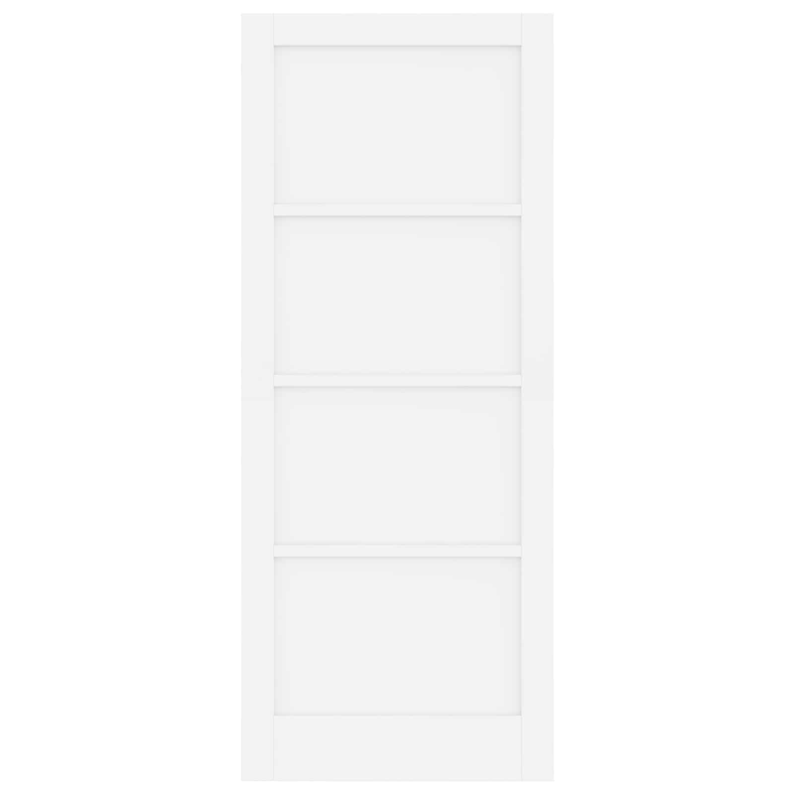 Porta Interna Scorrevole Bianco 86 x 211 cm Legno Compensato