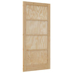 Porta Interna Scorrevole Legno Compensato Naturale 93 x 202 cm
