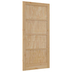 Porta Interna Scorrevole Legno Compensato Naturale 93 x 202 cm