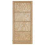 Porta Interna Scorrevole Legno Compensato Naturale 93 x 202 cm