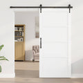 Porta Interna Scorrevole Bianco 93 x 202 cm Legno Compensato