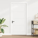 Porta Interna Scorrevole Bianco 93 x 202 cm Legno Compensato