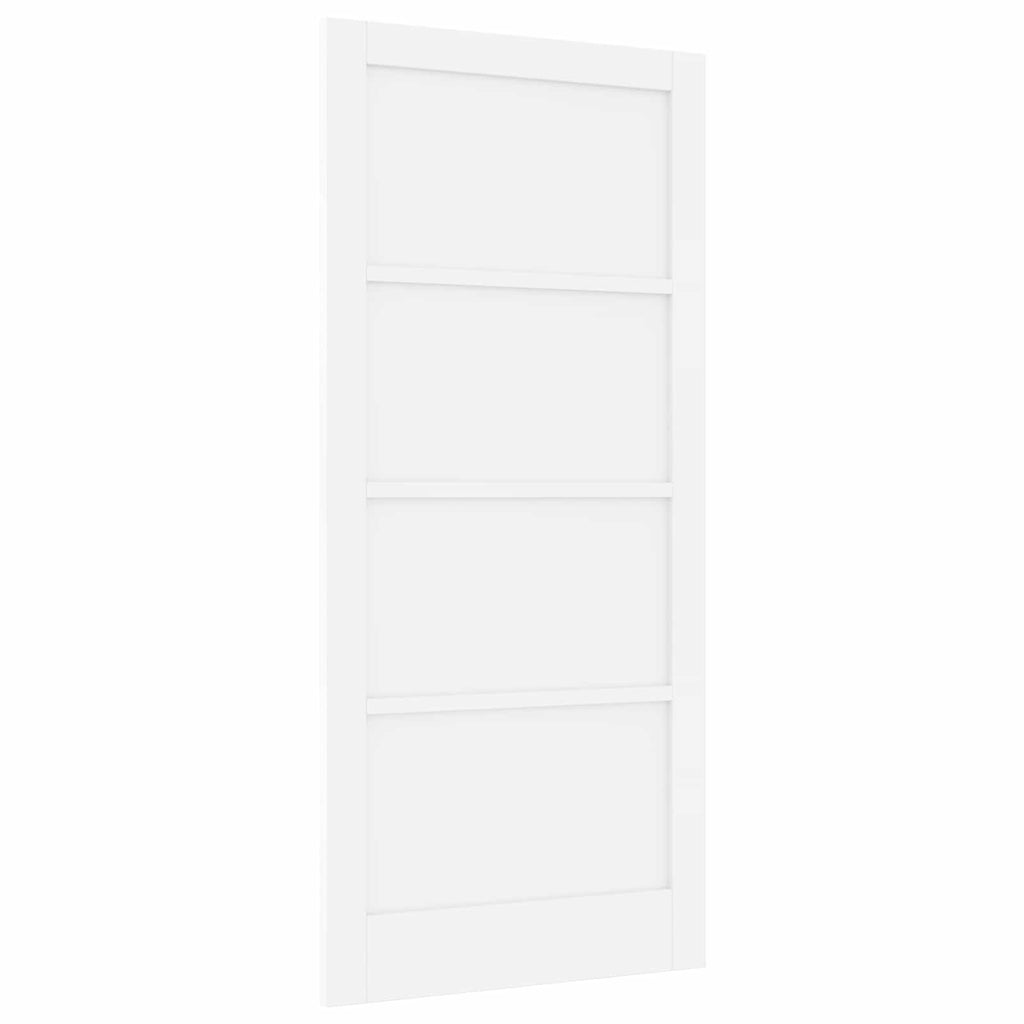 Porta Interna Scorrevole Bianco 93 x 202 cm Legno Compensato