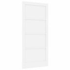 Porta Interna Scorrevole Bianco 93 x 202 cm Legno Compensato