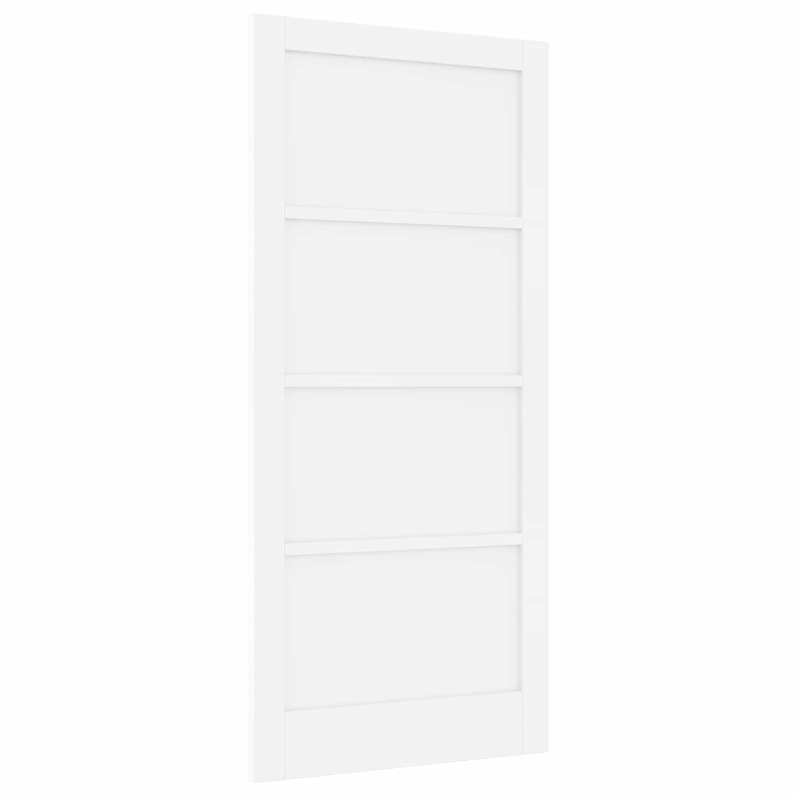 Porta Interna Scorrevole Bianco 93 x 202 cm Legno Compensato