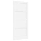 Porta Interna Scorrevole Bianco 93 x 202 cm Legno Compensato