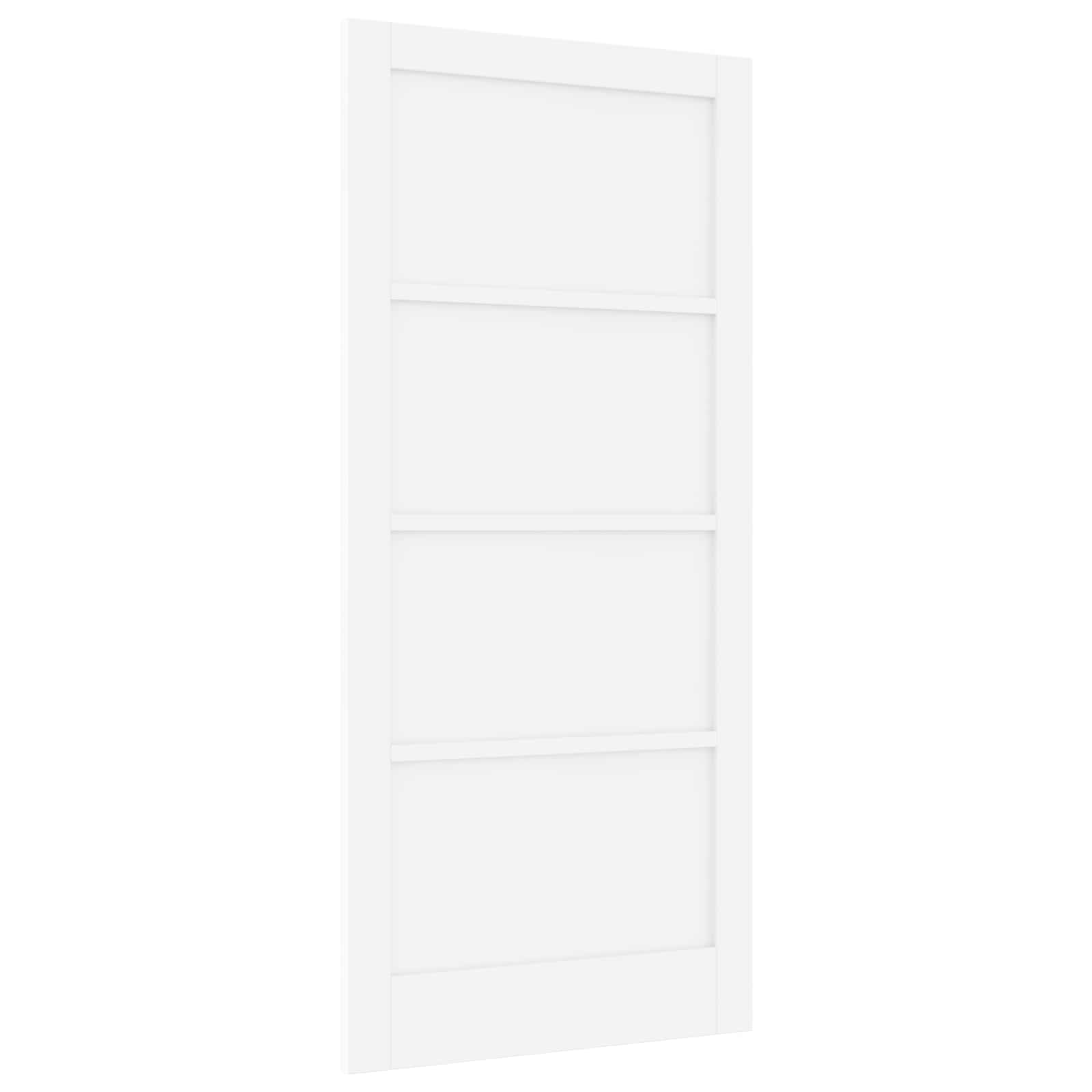 Porta Interna Scorrevole Bianco 93 x 202 cm Legno Compensato