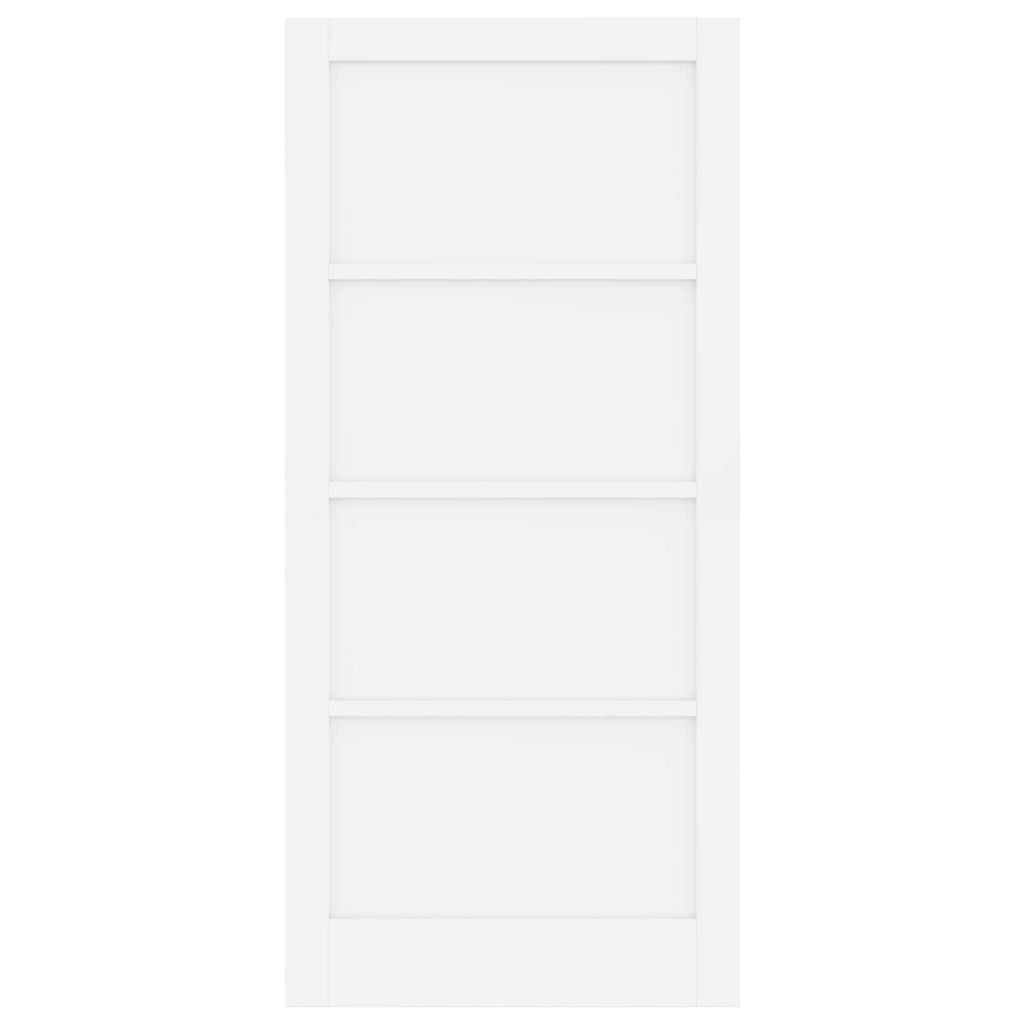 Porta Interna Scorrevole Bianco 93 x 202 cm Legno Compensato