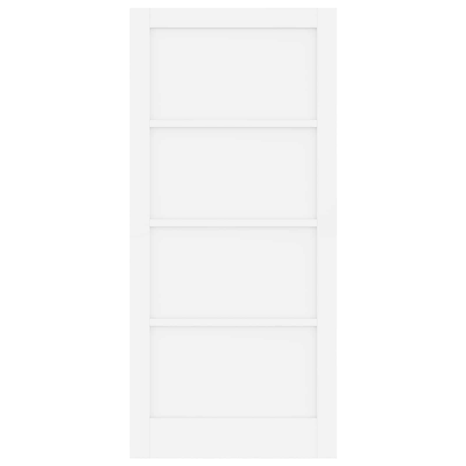 Porta Interna Scorrevole Bianco 93 x 202 cm Legno Compensato