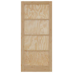 Porta Interna Scorrevole in Legno Compensato e Pino Naturale 93 x 211 cm