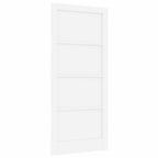 Porta Interna Scorrevole Bianca 93 x 211 cm Legno Compensato