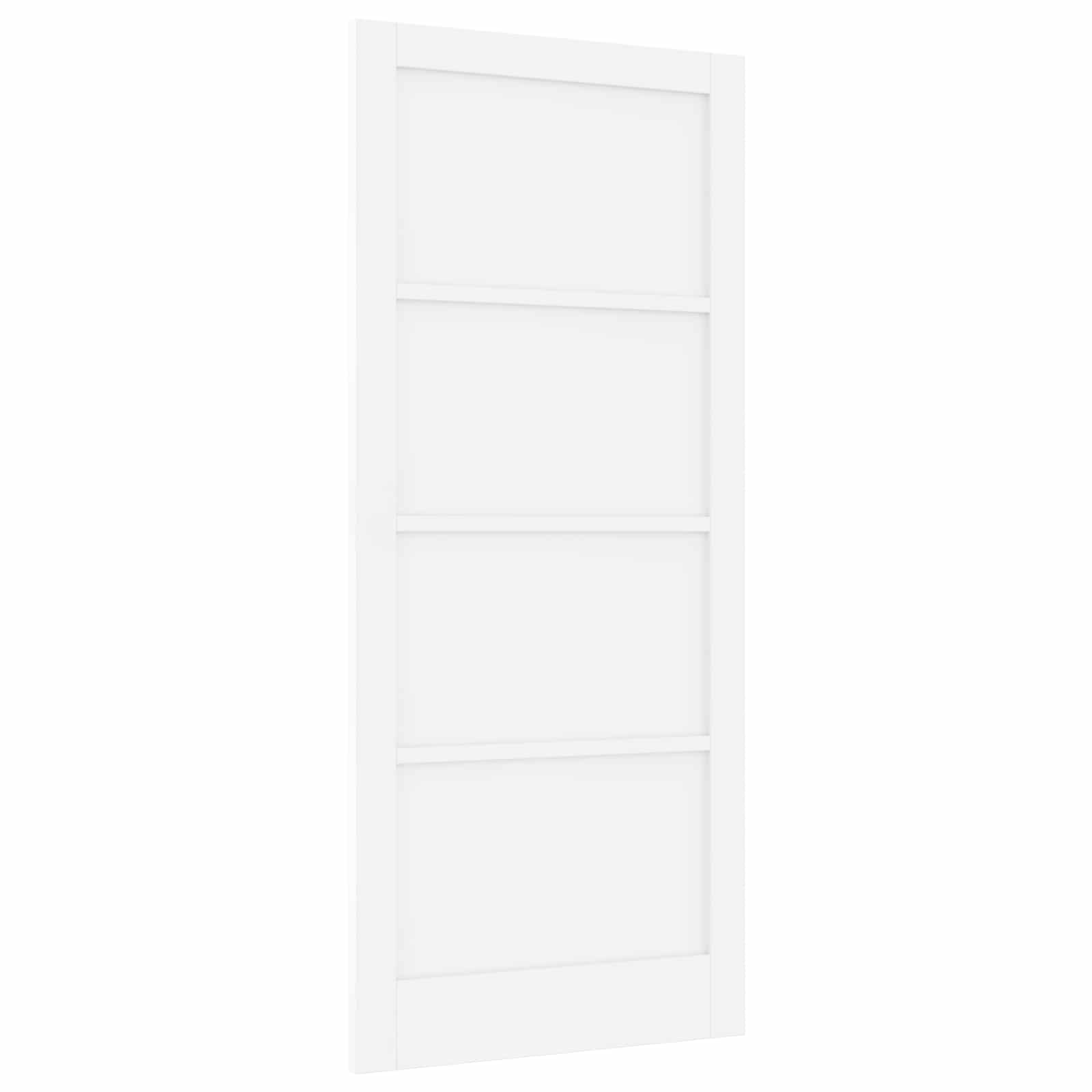 Porta Interna Scorrevole Bianca 93 x 211 cm Legno Compensato