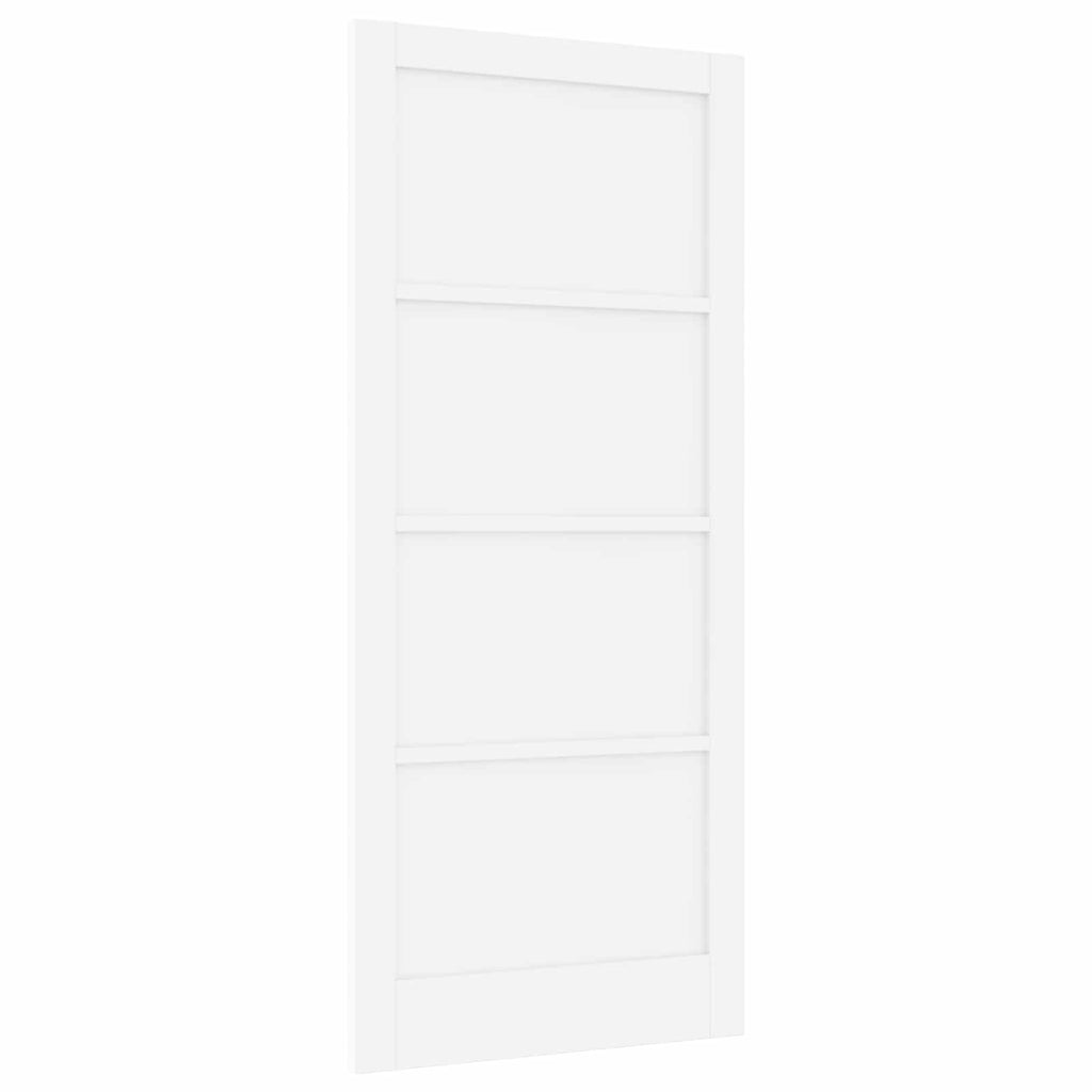 Porta Interna Scorrevole Bianca 93 x 211 cm Legno Compensato