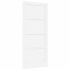 Porta Interna Scorrevole Bianca 93 x 211 cm Legno Compensato