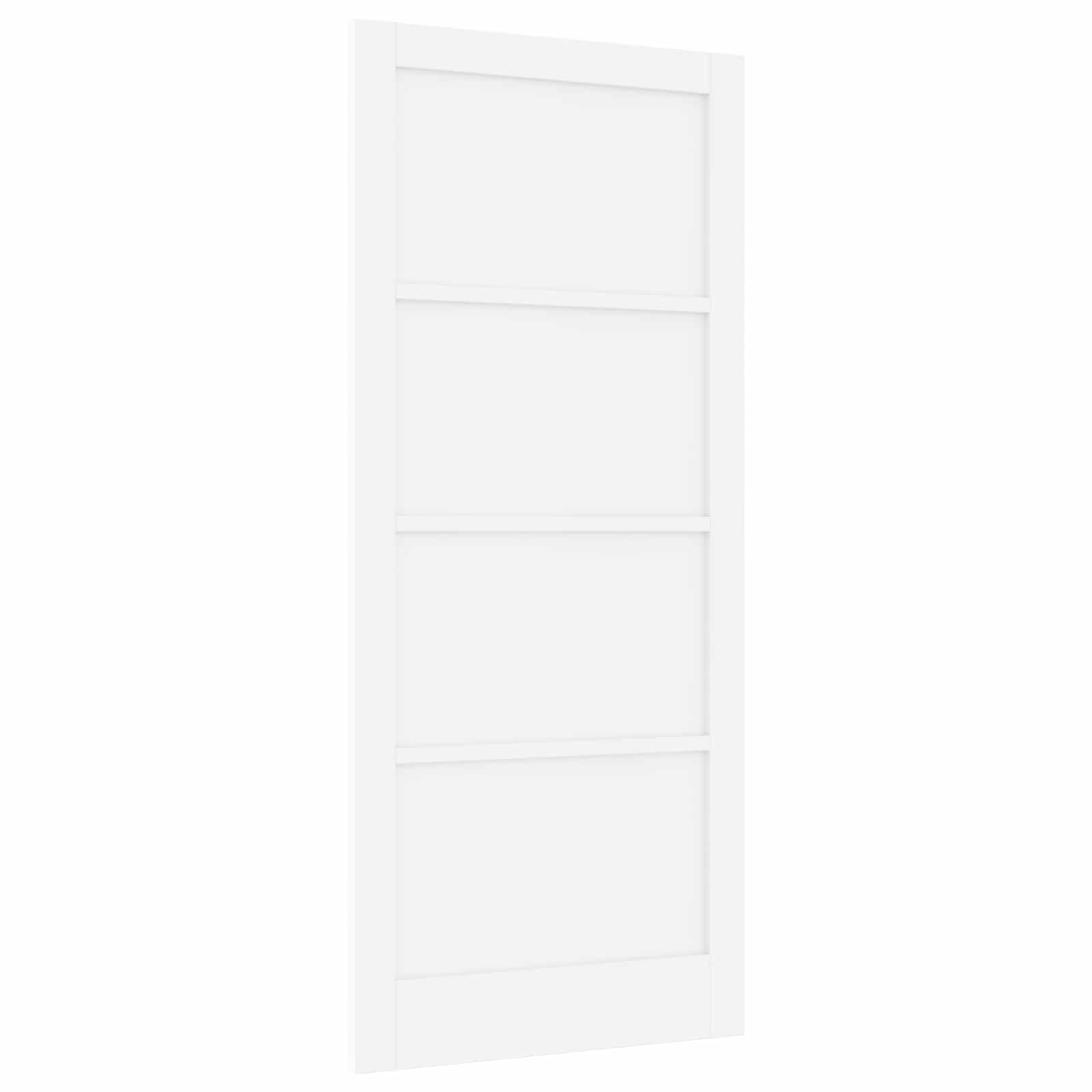 Porta Interna Scorrevole Bianca 93 x 211 cm Legno Compensato