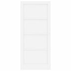 Porta Interna Scorrevole Bianca 93 x 211 cm Legno Compensato