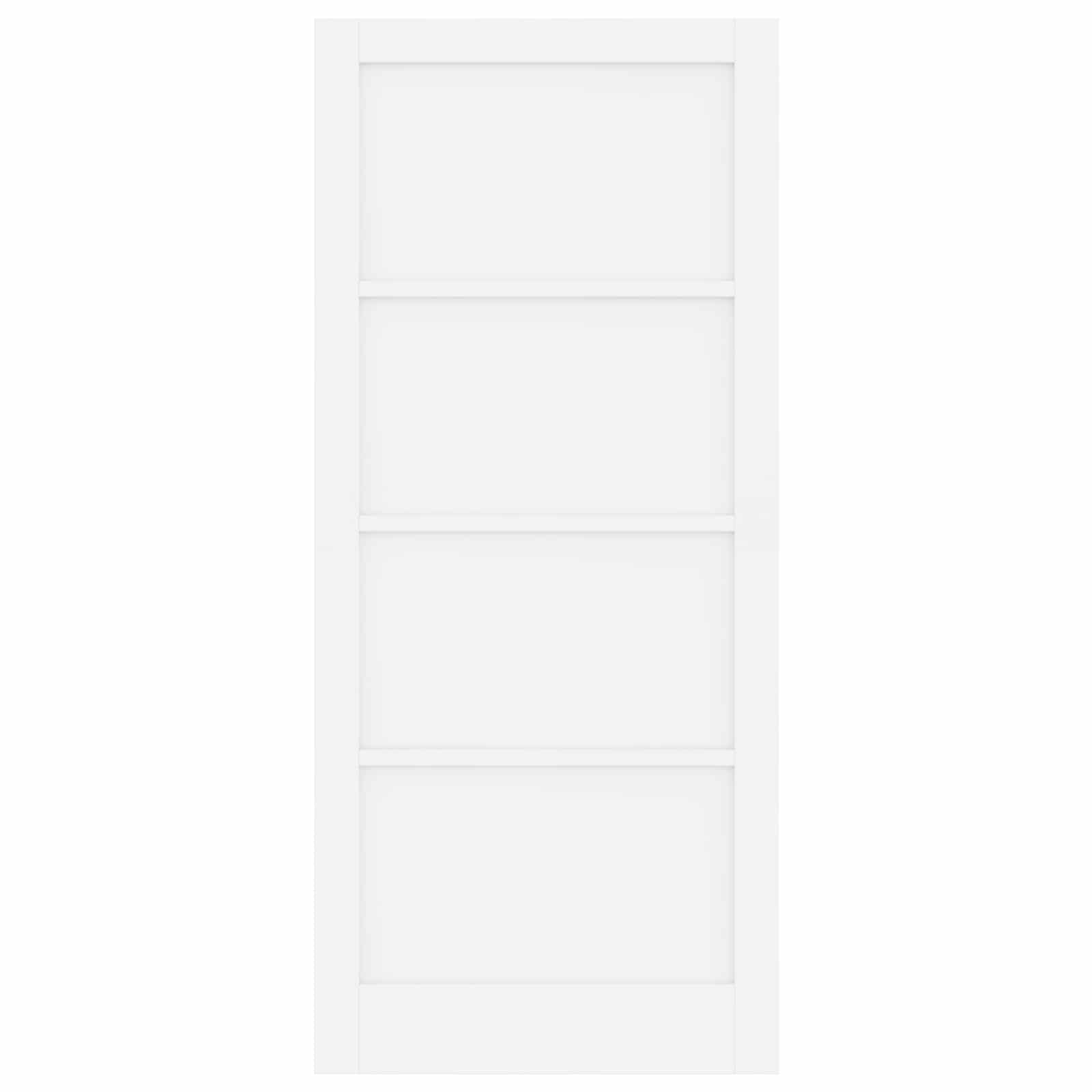 Porta Interna Scorrevole Bianca 93 x 211 cm Legno Compensato