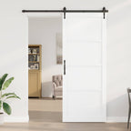 Porta Interna Scorrevole Bianca 93 x 232 cm Legno Compensato