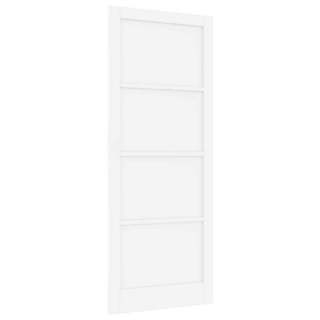Porta Interna Scorrevole Bianca 93 x 232 cm Legno Compensato