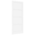 Porta Interna Scorrevole Bianca 93 x 232 cm Legno Compensato