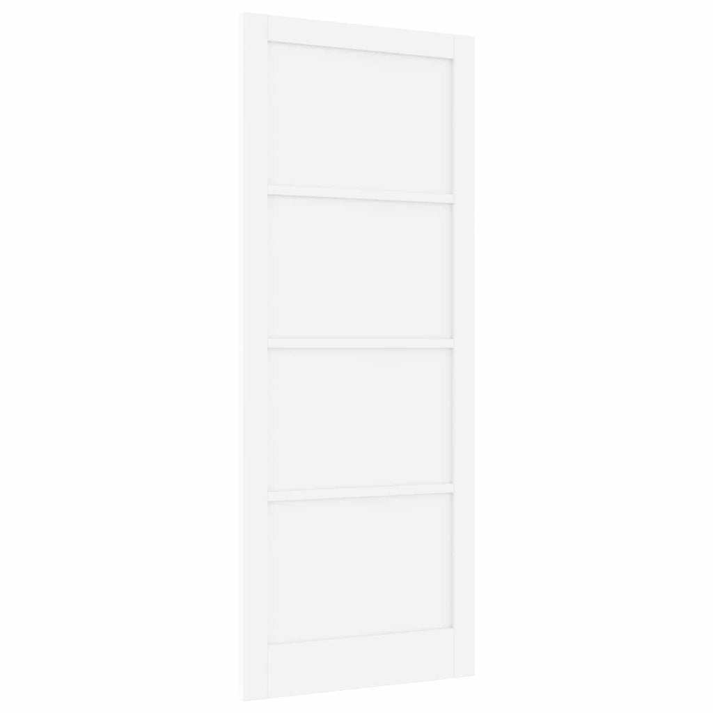Porta Interna Scorrevole Bianca 93 x 232 cm Legno Compensato