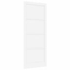 Porta Interna Scorrevole Bianca 93 x 232 cm Legno Compensato